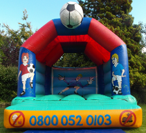 link to football bouncy castle hire