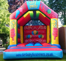link to lets party bouncy castle hire