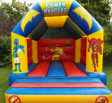 link to power rangers bouncy castle hire