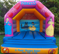 link to princess bouncy castle hire